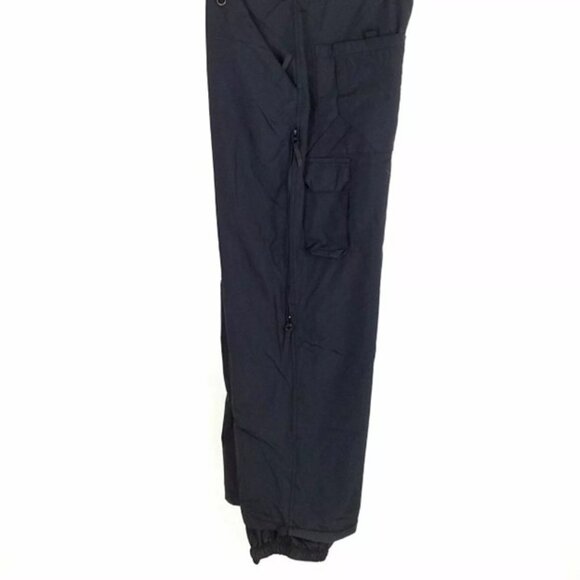 B360 Aquaphile Black Lined Nylon Adjustable Waist Snow Pants Mens Medium - Picture 7 of 16